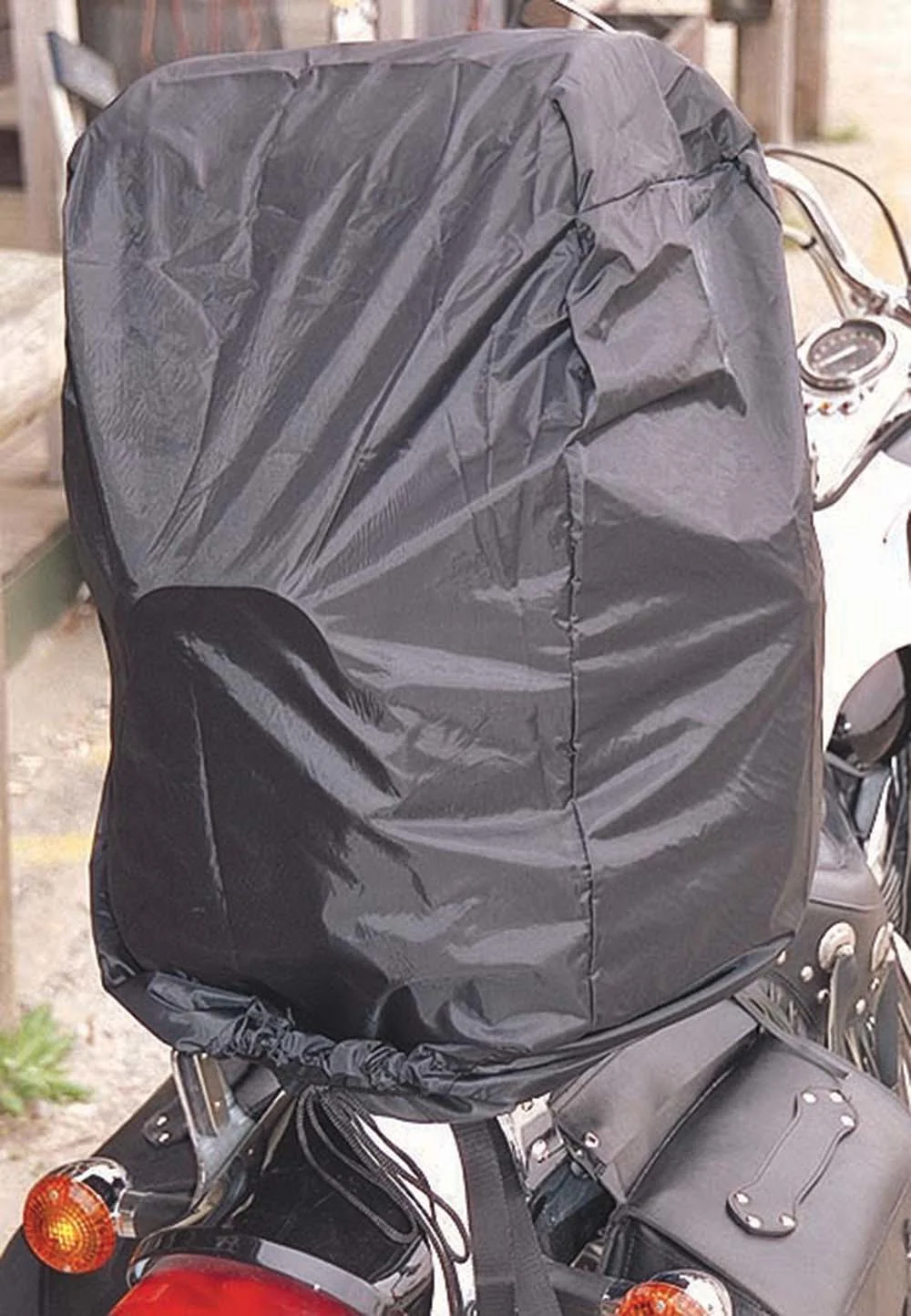 Extra Large 2 pc Leather Sissy Bar Pack / Backpack #SBX306K - Image 6