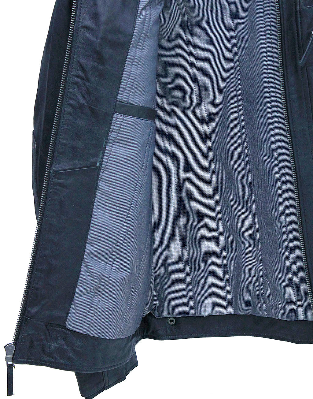 Men's Super Soft Lambskin Leather Jacket with Quilting #M5500QK - Image 4