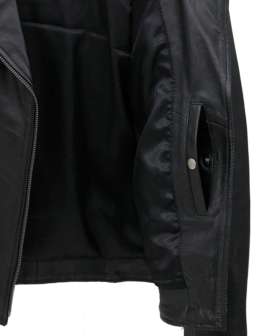 Reflector Stars Women's Lambskin Motorcycle Jacket #L6960RK-STAR - Image 6