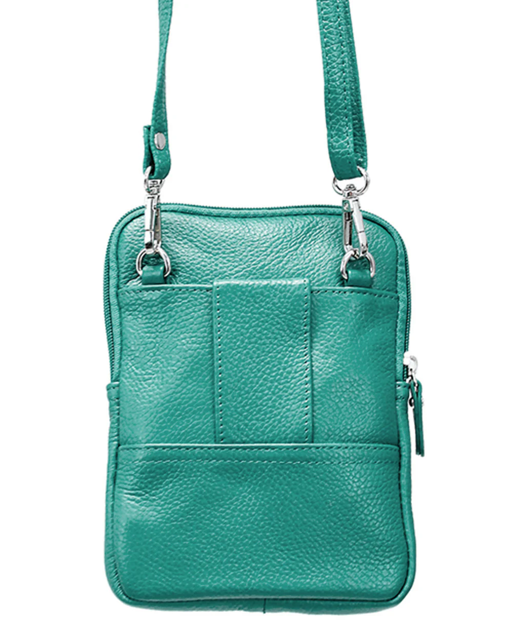 Turquoise Cross Body Belt Pouch #P0183T - Image 5