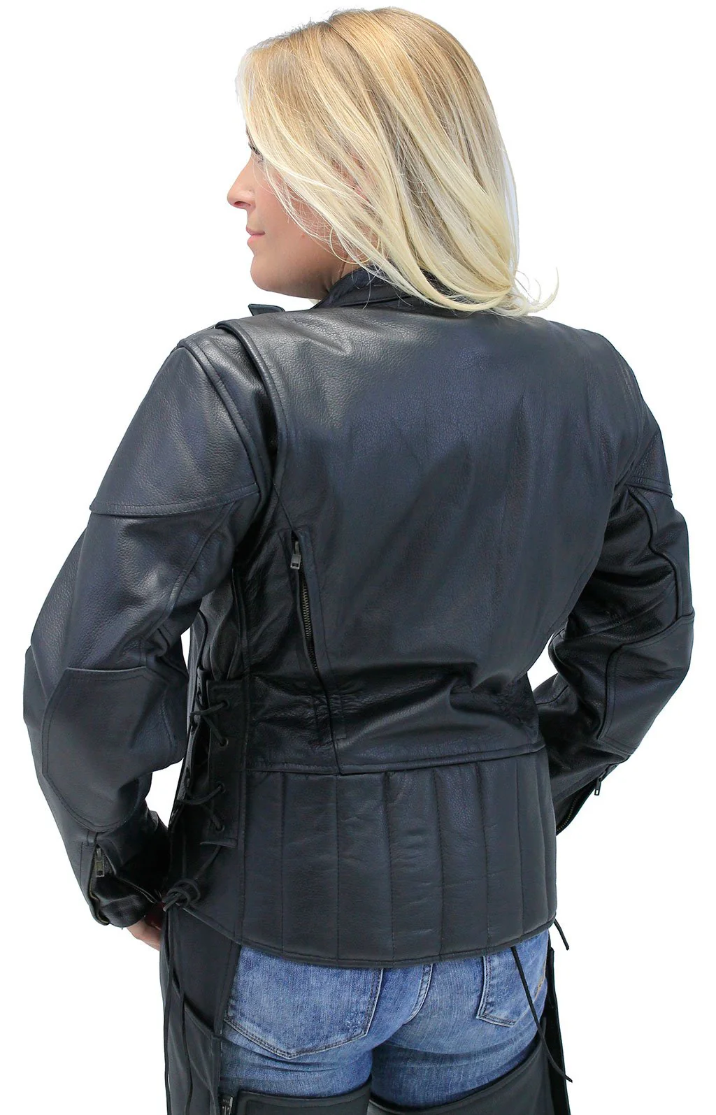 Vented Eagle Leather Jacket for Women #L356VZ (XS-2X) - Image 2